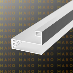 Профиль горизонтальный нижний MS223 Белый матовый (P11)